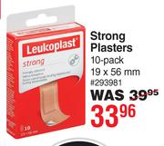Leukoplast Strong Plasters 10 Pack 19 x 56mm