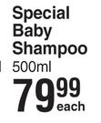 Purity Special Baby Shampoo-500ml Each 