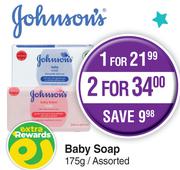 Johnson's Baby Soap Assorted-For 2 x 175g
