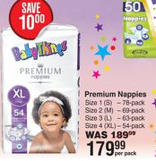 Baby Things Premium Nappies-Per Pack