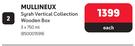Mullineux Syrah Vertical Collection Wooden Box-3 x 750ml Each