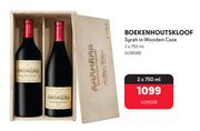 Boekenhoutskloof Syrah In Wooden Case-2 x 750ml