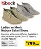 Beck Ladies Or Men's Nubuck Safari Shoes-Per Pair