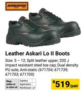 Interceptor Leather Askari Lo II Boots-Per Pair