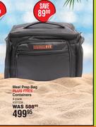 Dis-Chem Living Fit Meal Prep Bag Plus Free Containers 4 Pack 