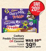 Cadbury Freddo Chocolate Or Caramel 5 Pack-Per Pack