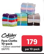 Colibri Face Cloths 267171-Per 10 Pack