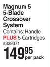 Max Shave Magnum 5 5-Blade Crossover System-Per Pack