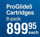 Gillette Pro Glide5 Cartridges-8's Pack