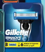 Gillette Maach3 Turbo Cartridges-8's Pack