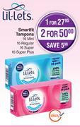 Lil-Lets Smartfit Tampons-For 1