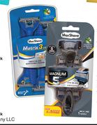 Max Shave Matrix 3 Pro Disposable 3 Blade Razor-4 Per Pack