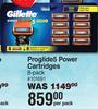 Gillette Proglide 5 Power Cartridges 8 Pack-Per Pack    