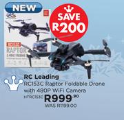 RC Leading RC153C Raptor Foldable Drone With 480P WiFi Camera HTRC153C