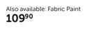 Dala Fabric Paint-6X50ml