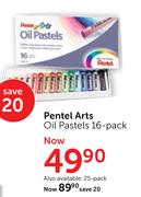 Pental Arts Oil Pastels-16's Per Pack