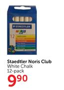 Staedtler Noris Club White Chalk-12's Per Pack