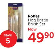 Rolfes Hog Bristle Brush Set