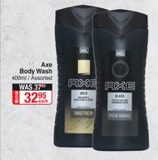 Axe Body Wash Assorted-400ml Each