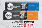 Veet Men Hair Removal Cream Assorted-200ml Each