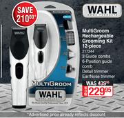 Wahl 12 Piece Multigroom Rechargeable Grooming Kit