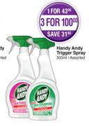 Handy Andy Trigger Spray Assorted-500ml