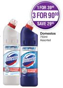 Domestos Assorted-For 3 x 750ml