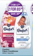 Comfort Fabric Conditioner Assorted-For 2 x 800ml