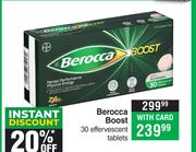 Berocca Boost 30 Effervescent Tablets