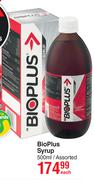Bioplus Syrup Assorted-500ml Each