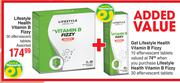 Lifestyle Health Vitamin B Fizzy 30 Effervescent Tablets Assorted