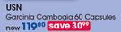 USN Garcinia Cambogia Capsules-60's Per Pack