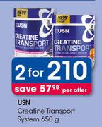 USN Creatine Transport System-2X650g