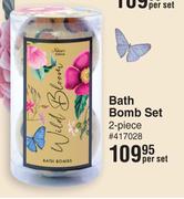 Nature's Edition Wild Bloom Bath Bomb Set (2 Piece)-Per Set