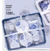 Nature's Edition Blue Palace Pamper Basket (5 Piece)-Per Set
