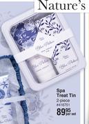 Nature's Edition Blue Palace Spa Treat Tin (2 Piece)-Per Set