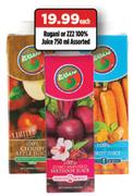 Rugani Or 222 100% Juice 750ml Assorted-Each
