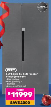 Special Defy 559L Side By Side Freezer Fridge DFF 636 (850031183