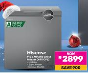 Hisense 142L Metallic Chest Freezer H175CFS (836825)