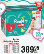 Pampers Active Baby Dry Pants Mega Box-Per Pack