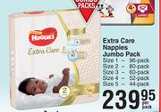 Huggies Extra Care Nappies Jumbo Pack-Per Pack