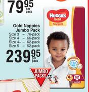 Huggies Gold Nappies Jumbo Pack-Per Pack