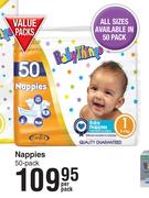 Baby Things Nappies 50 Pack-Per Pack