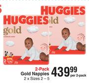Huggies Gold Nappies-2 Per Pack