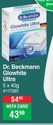 Dr. Beckmann Glowhite Ultra-5 x 40g 