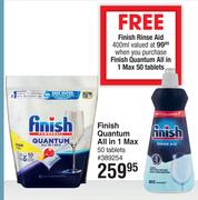Finish Quantum All In 1 Max-50 Tablets