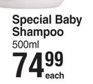 Purity & Elizabeth Anne's Special Baby Shampoo-500ml Each
