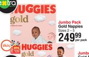 Huggies Jumbo Pack Gold Nappies Sizes 2-5-Per Pack