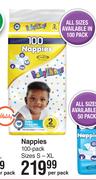 Baby Things Nappies 100 Pack Sizes S-XL-Per Pack