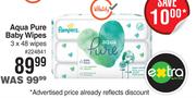Pampers Aqua Pure Baby Wipes 3 x 48 Wipes